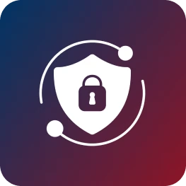 Security shield with lock icon